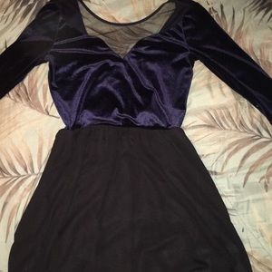 Blue Velvet dress from H&M